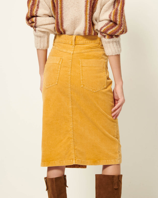 Janelle Pencil Skirt - Solar