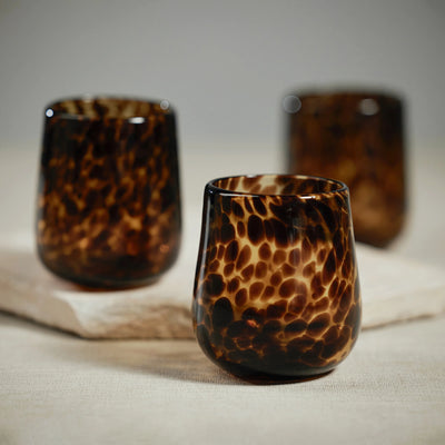 Stemless Tortoise All Purpose Glass Tumbler