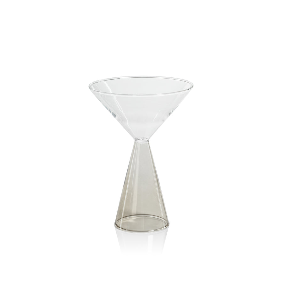 Veneto Glassware- Smoke Martini Glass