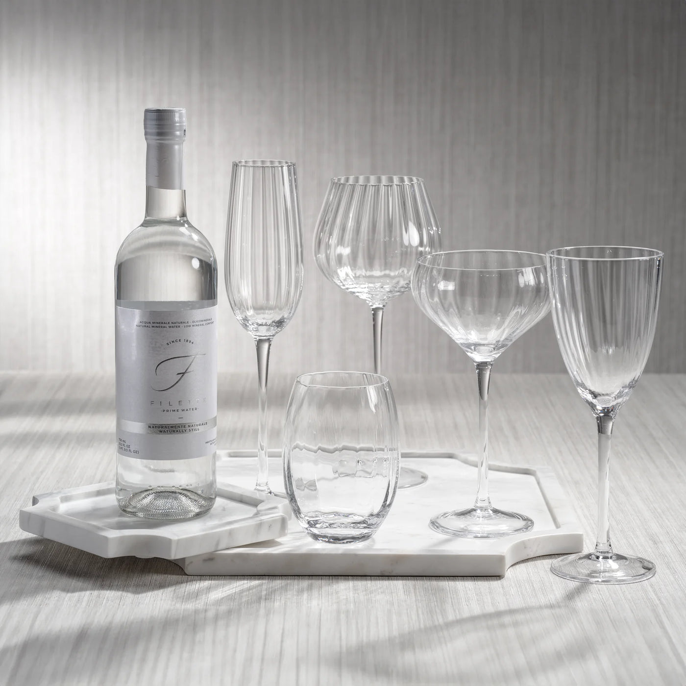 Madeleine Optic White Wine Glass