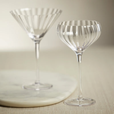 Madeleine Optic Cocktail Glassware