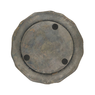 Scallop Edge Hammered Charger