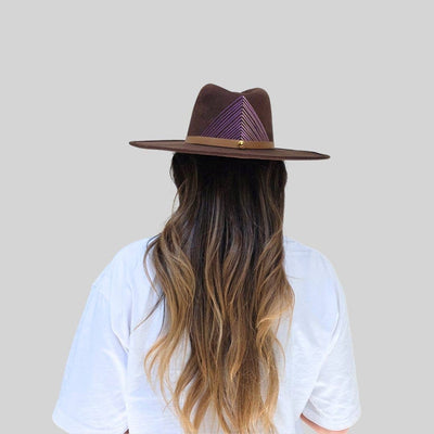 Darcy Rancher Crown Hat - Brown