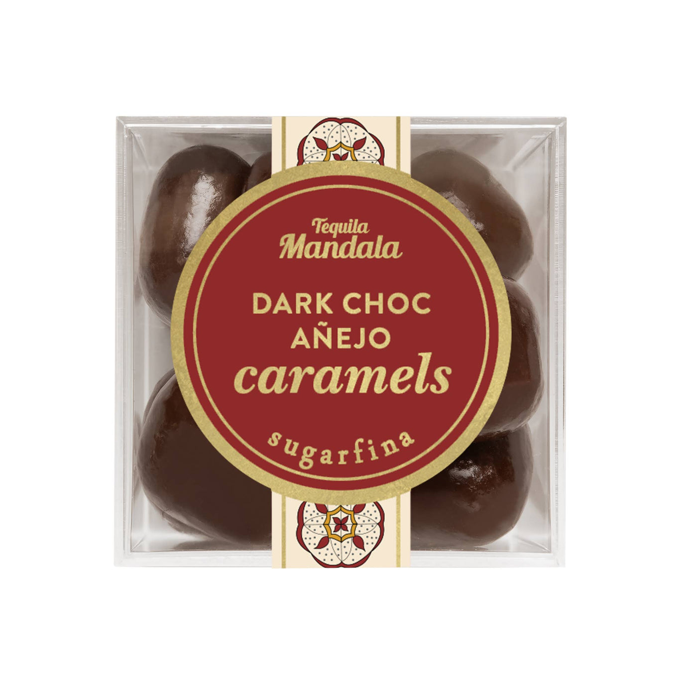 Dark Chocolate Anejo Caramels - Small (Tequila Mandala V1)