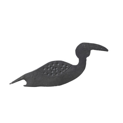 Metal Bird Bottle Opener, Black