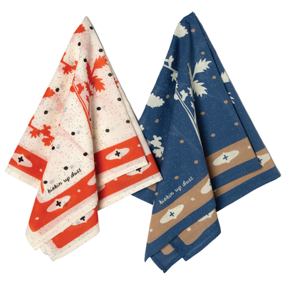 Luxury Cotton Voile Bandana – “Kickin Up Dust” - deep end