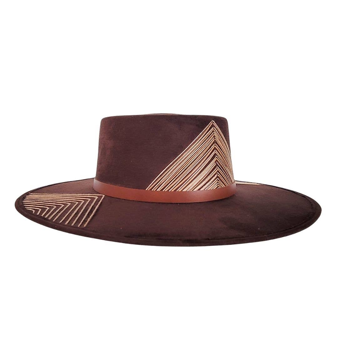 Julius Telescope Crown Hat - Brown