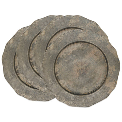 Scallop Edge Hammered Charger