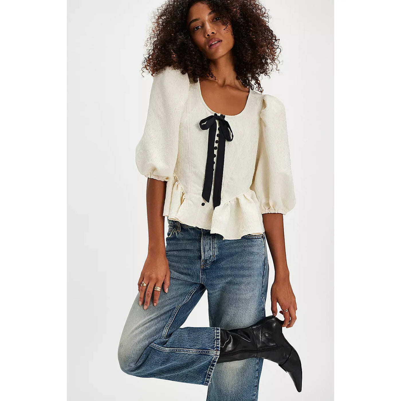 Free People-Pamela Bow Top