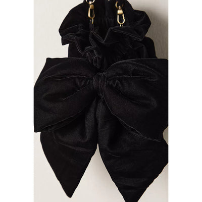 Free People-Belle Velvet Bow Bag