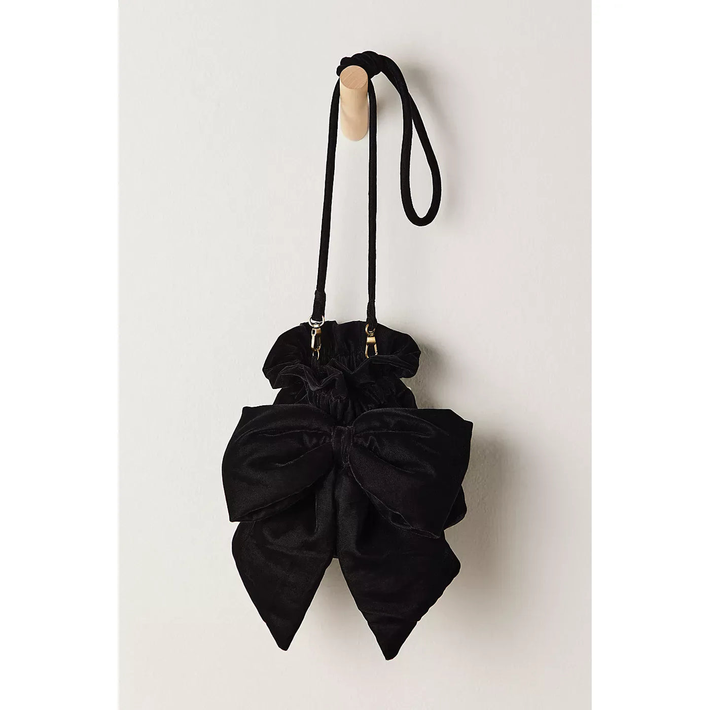 Free People-Belle Velvet Bow Bag