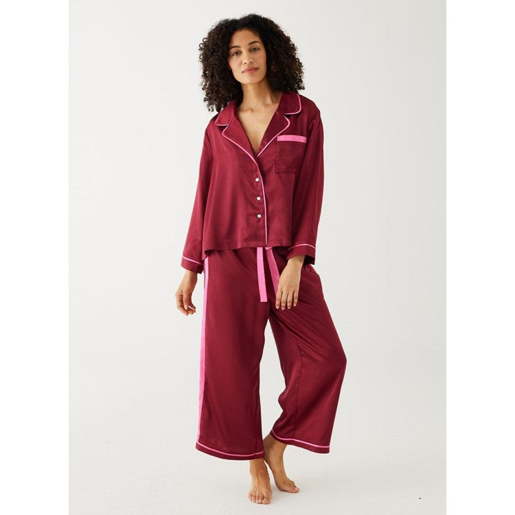 MER-SEA Satin Sailor Pajama Set