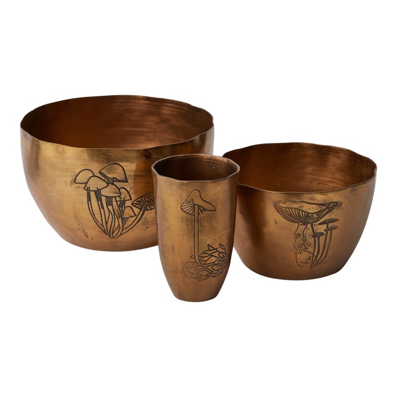 Portabello Bowls & Vase