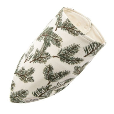 MilkBarn - Brushed Kerchief Bib - Pine