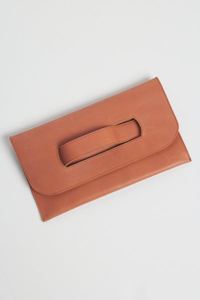 Able - Mare Handle Clutch in Clay