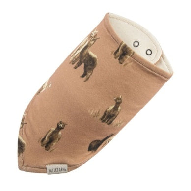 MilkBarn - Organic Cotton Kerchief Bib - Alpaca