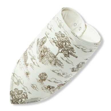 MilkBarn - Luxe Stretch Kerchief Bib - Country Toile