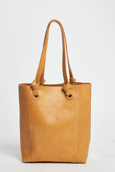 Able - Cait Knotted Tote in Cognac