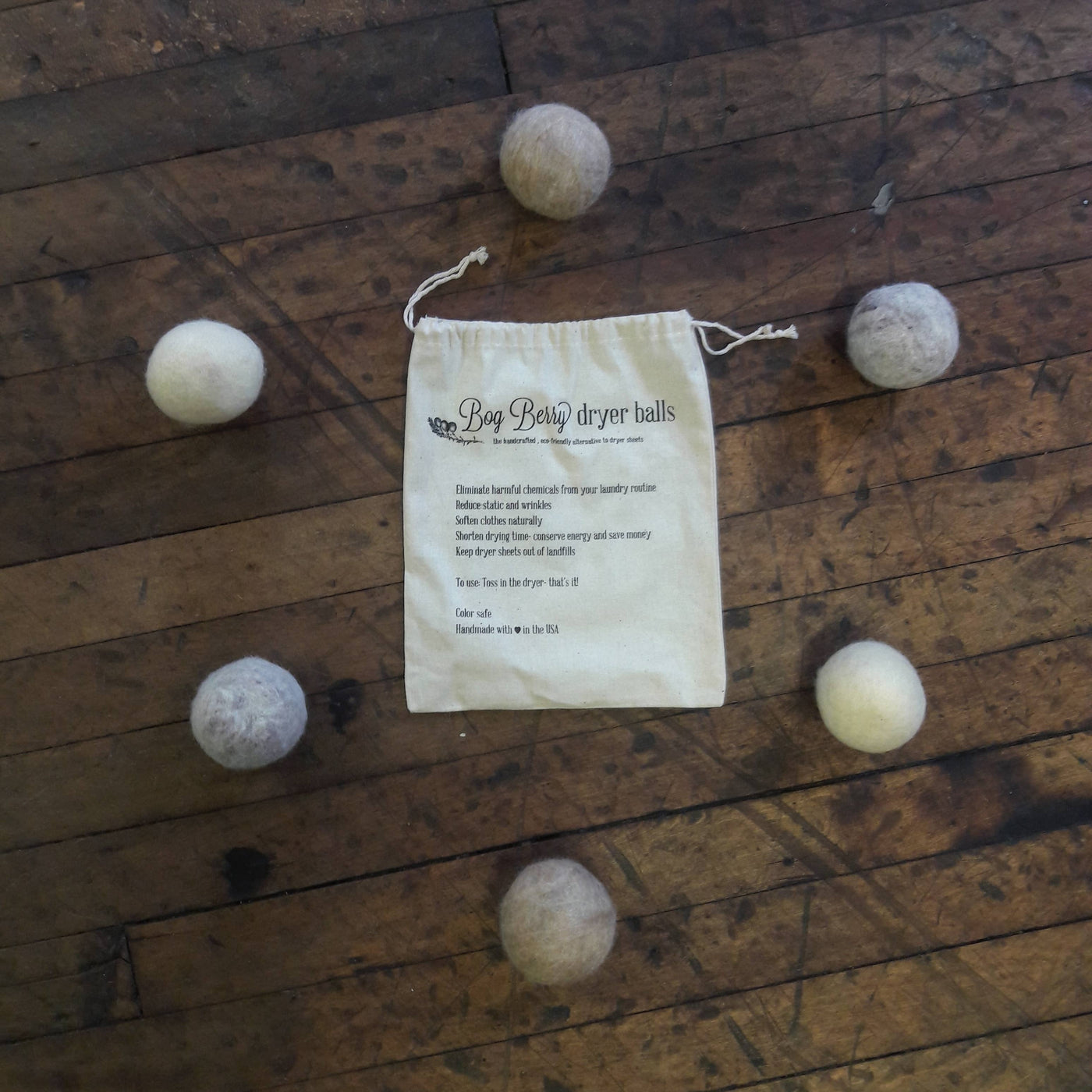 Wool Dryer Balls- Oatmeals