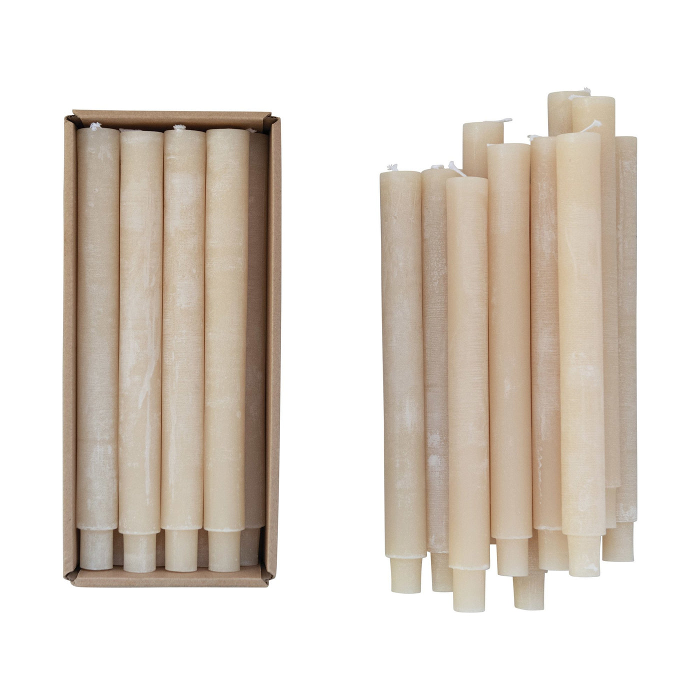 10"H Unscented Taper Candles in Box