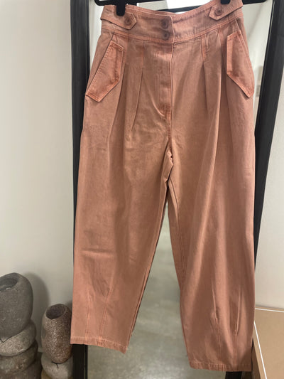 Pleated High Waist Pants