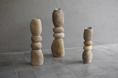 River Stone Vase- Medium