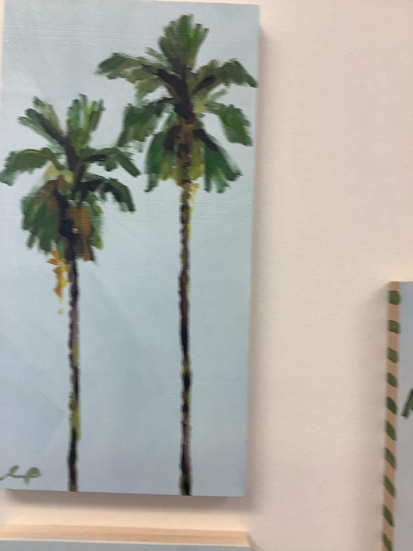 6x12 Acrylic Palm Tree on Wood
