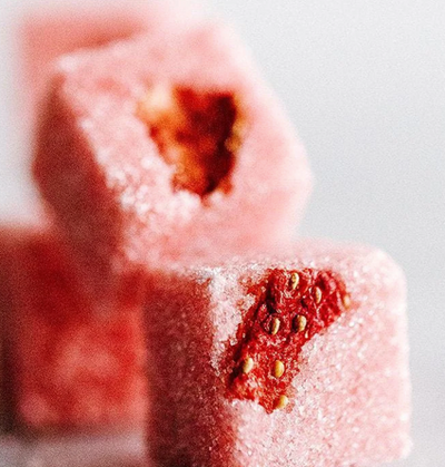 Strawberry LUXE Sugar Cubes