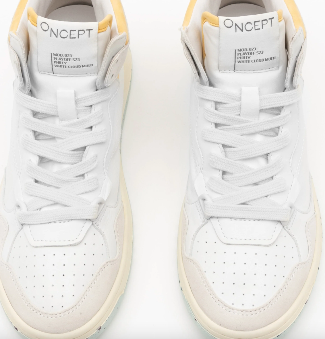 Oncept-Philly Midtop Sneaker-White Cloud