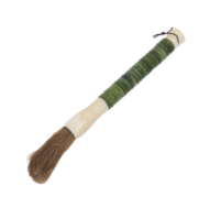 Green Jade Disc Calligraphy Brush